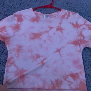 white and pink crop top!